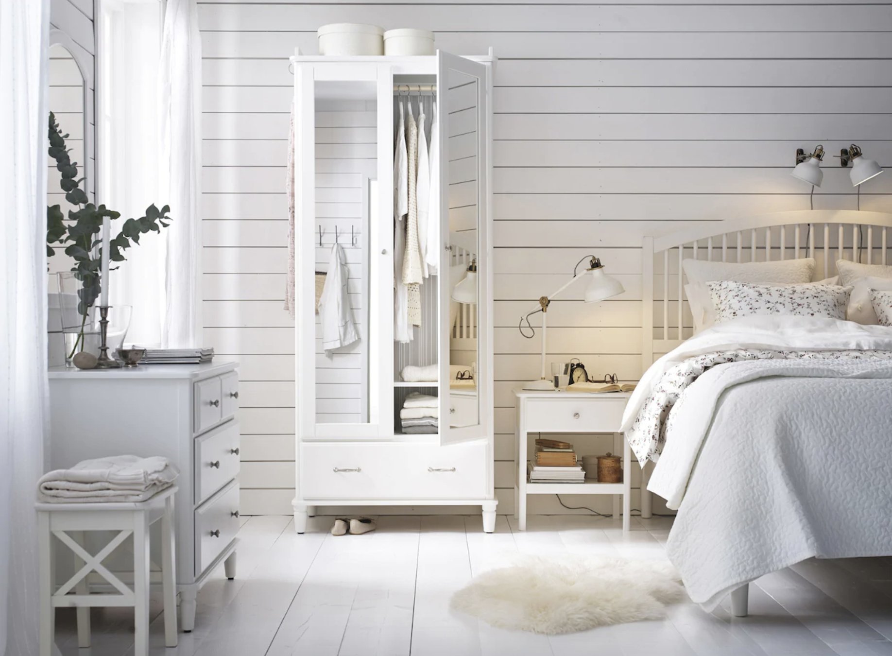 limpiar tensión Llorar Tener un dormitorio chic no es sinónimo de despilfarre-Buenas ideas de  dormitorios en IKEA