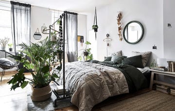 dormitorio de ikea en tonos de gris katie phillips