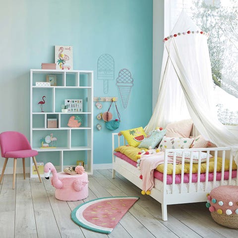 dormitorio infantil alfombra sandía