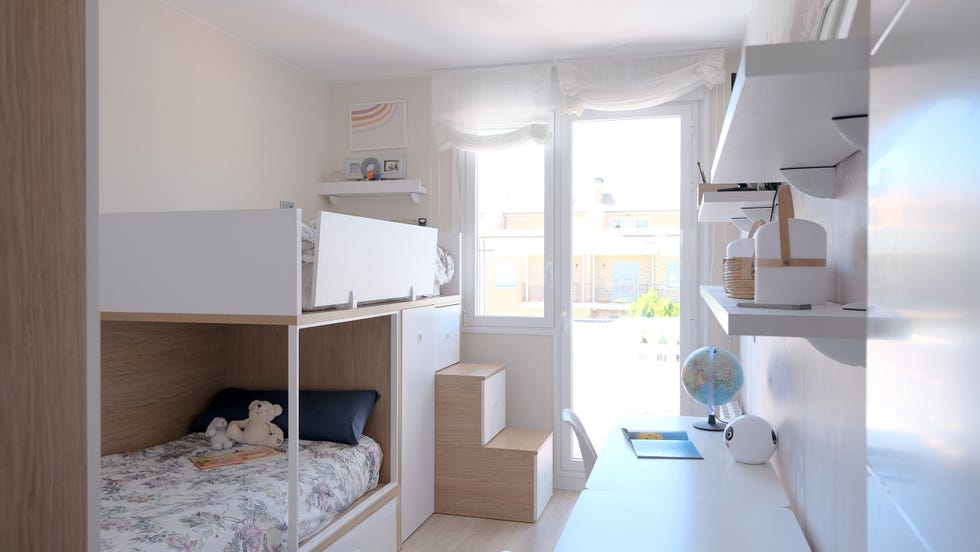 habitación infantil con literas