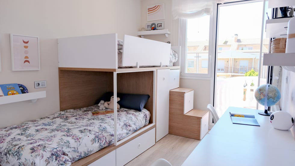 habitación infantil con literas