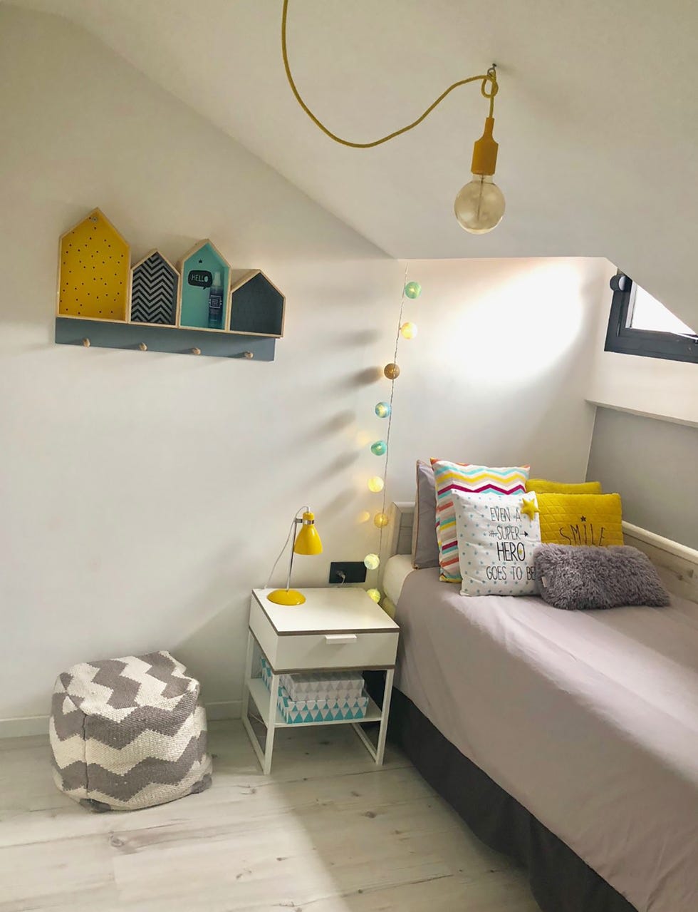 dormitorio infantil de estilo nórdico