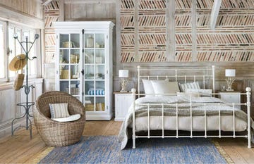 dormitorio de estilo rústico