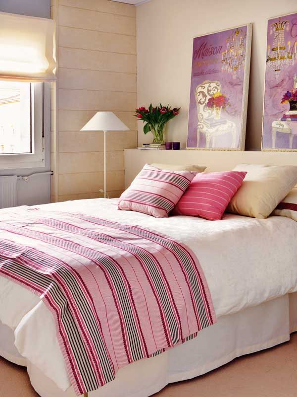 Bedroom, Bed, Bed sheet, Bedding, Furniture, Pink, Room, Bed frame, Pillow, Duvet cover, 
