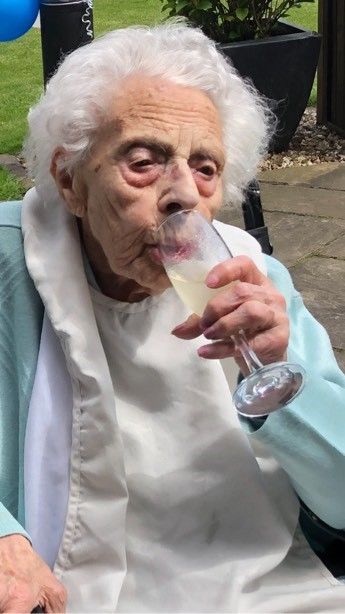 This 108-Year-Old Woman's Caretaker Credits Champagne To Helping Her Live  So Long