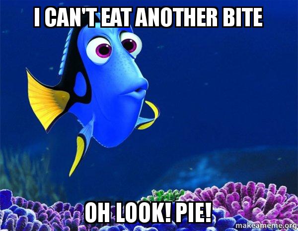 dory pie meme - thanksgiving memes