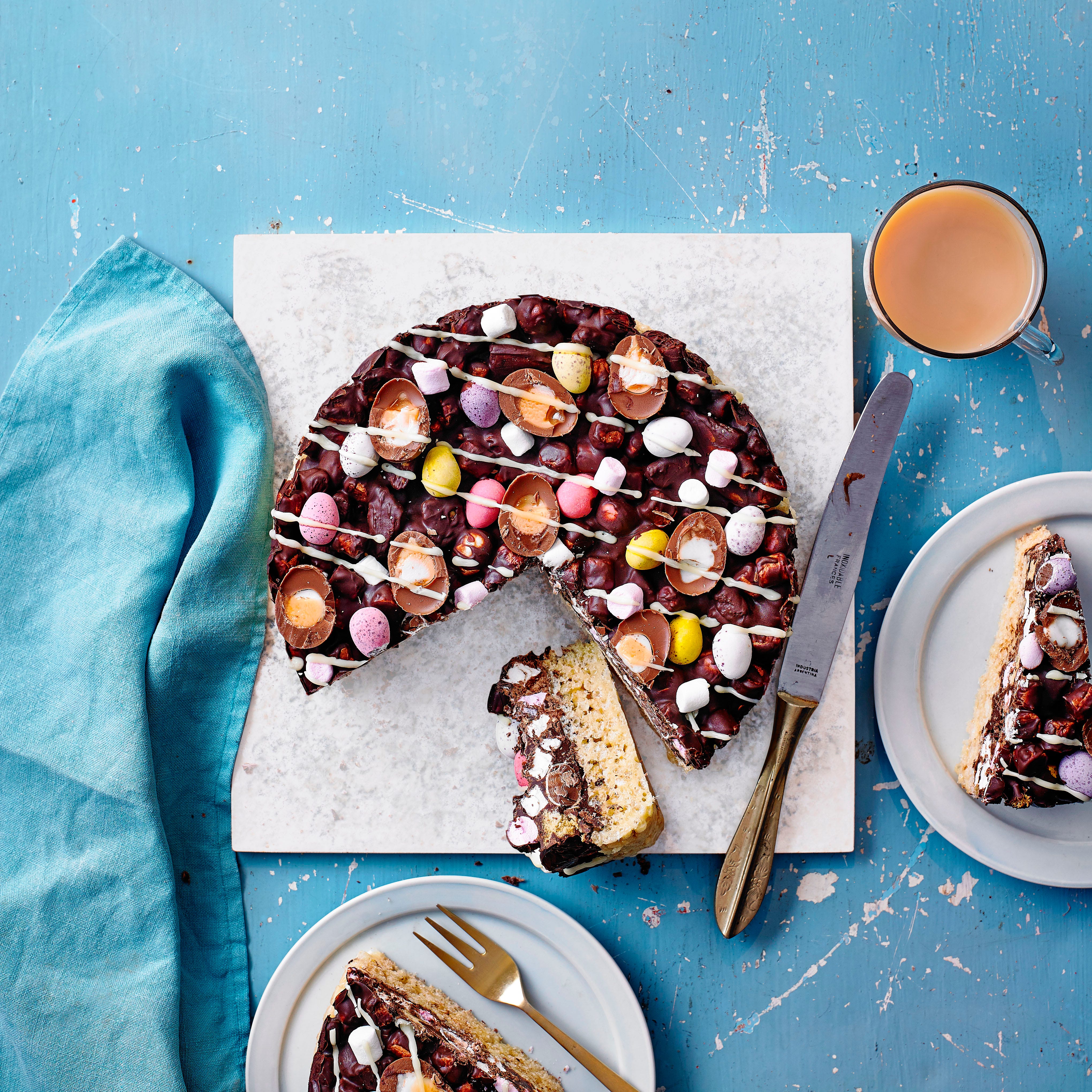 creme egg recipes double decker rocky road