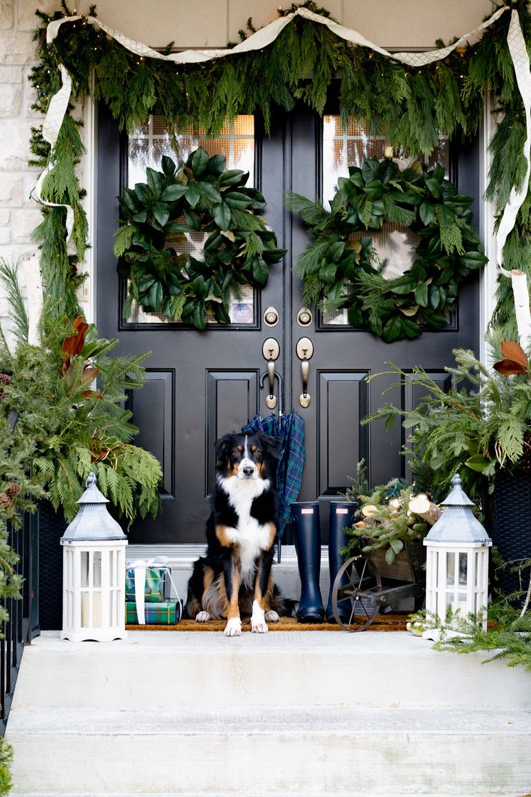 41 DIY Christmas Door Decorations - Holiday Door Decorating Ideas ...