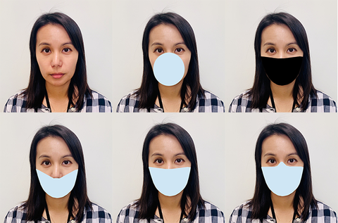 nist digitally applied mask shapes to photos and tested the performance of face recognition algorithms developed before covid appeared because real world masks differ, the team came up with variants that included differences in shape, color and nose coverage