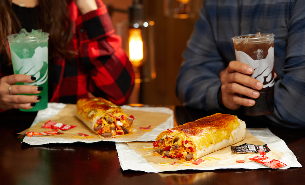 taco bell grilled cheese steak burrito