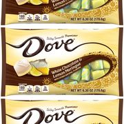 dove white chocolate  lemon meringue easter chocolates