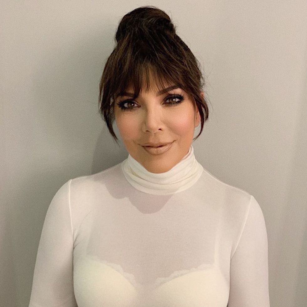 Kris Jenner Got Bangs and Looks Eerily Similar to Kim Kardashian