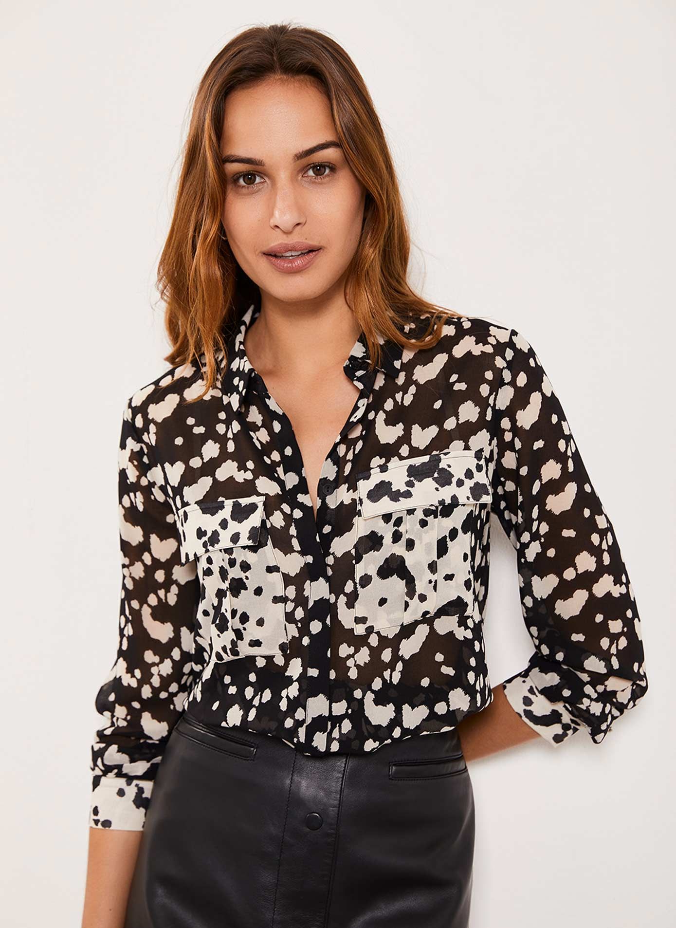 Mint velvet leopard print on sale jumper