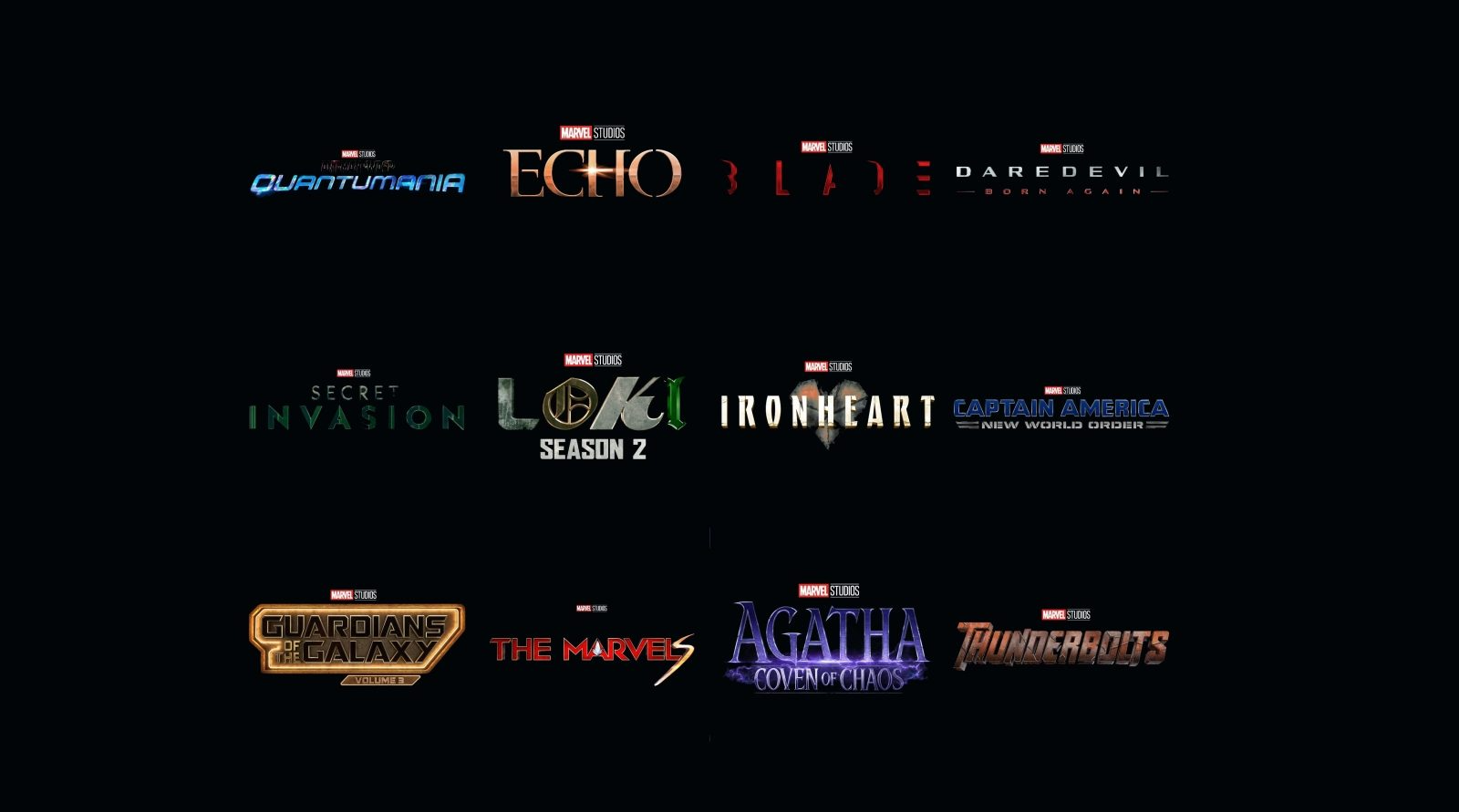 Marvel Cinematic Universe Release Dates