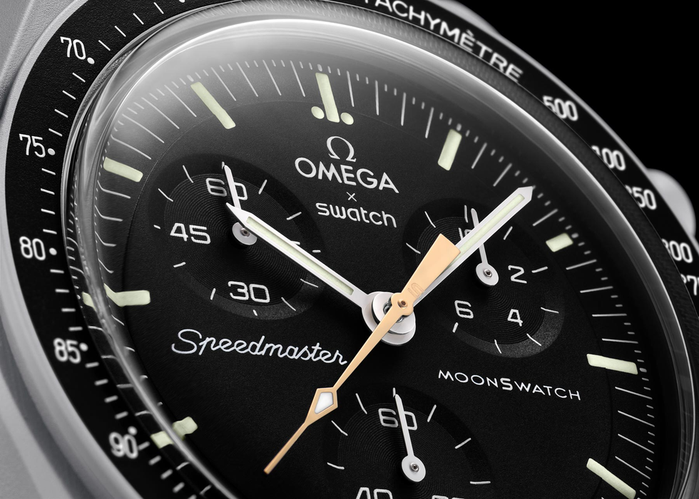 omega moonswatch gold
