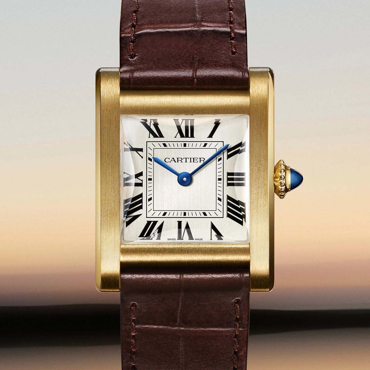 Cartier hot sale sapphire watch