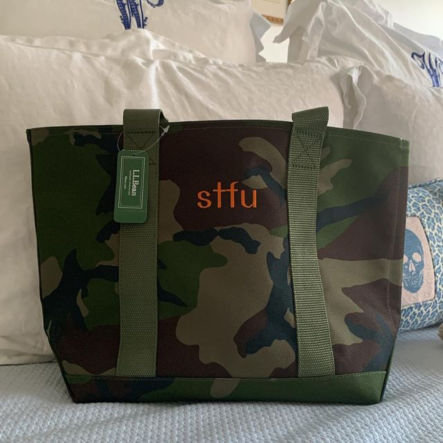 Fake-It Frugal: LL Bean Monogrammed Canvas Bags (A Little Faked)