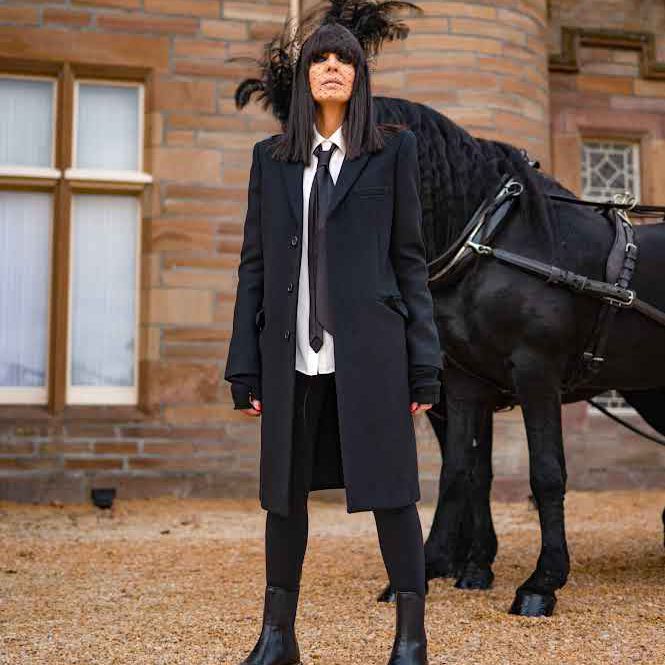 claudia winkleman the traitors outfits