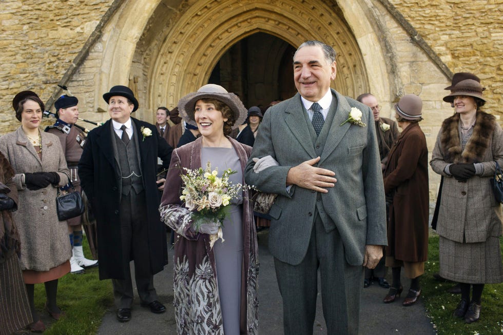 Downton Abbey, Ms. Hughes, Mr. Carson, Phyllis Logan, Jim Carter