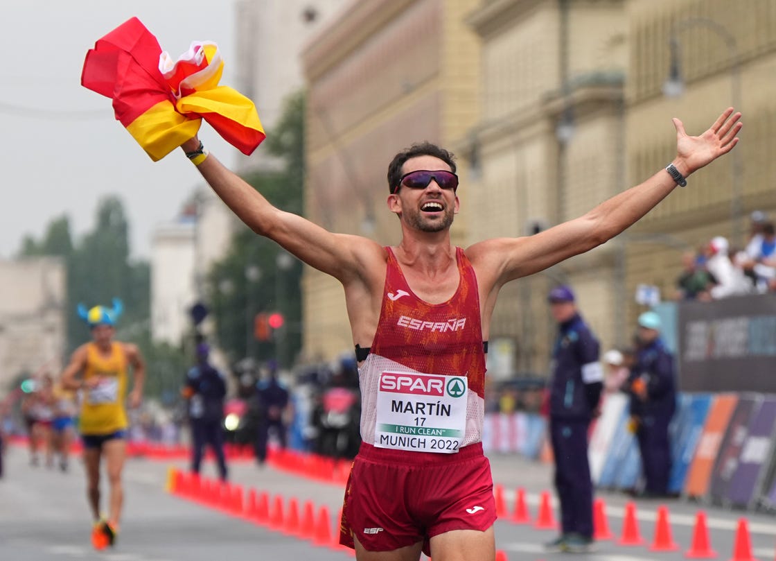 Álvaro martín en el europeo de atletismo de munich 2023