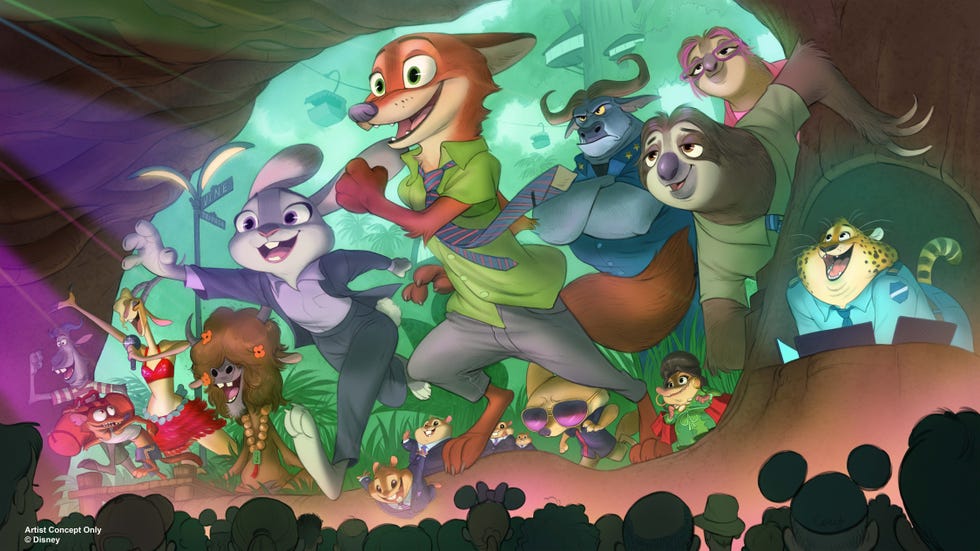 a new zootoptia show coming to disney's animal kingdom