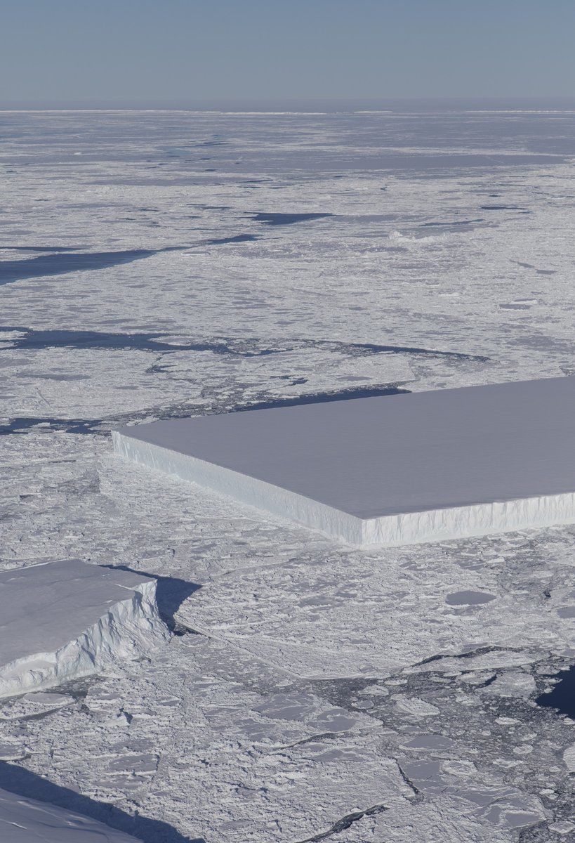 NASA Spots Strange Rectangular Iceberg In Antarctica