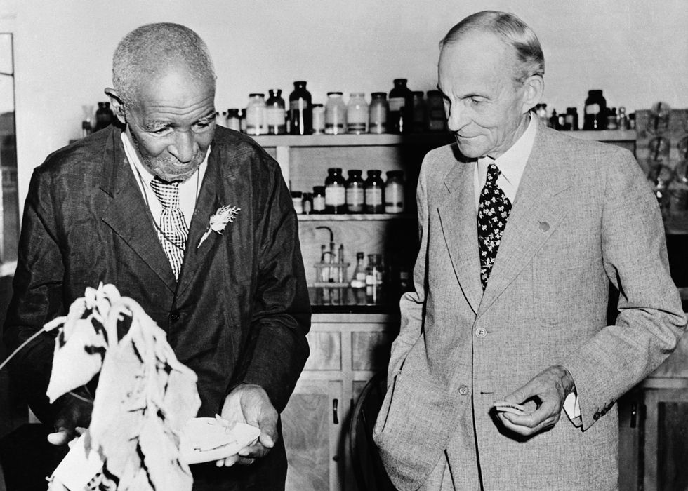 George Washington Carver with Henry Ford