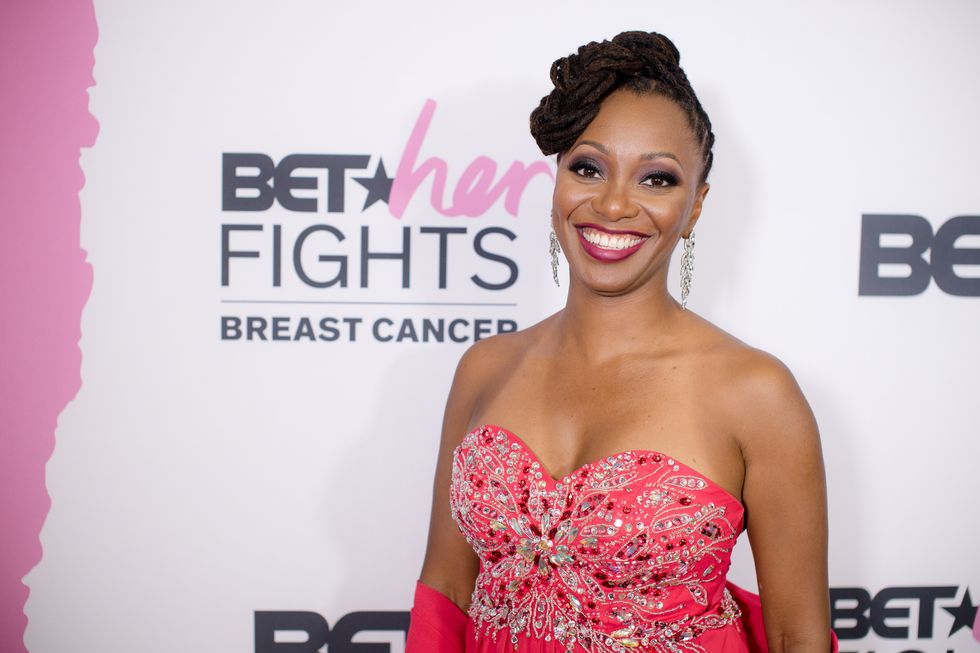 dr hadiyah nicole green at the﻿ bet her fights breast cancer in 2018