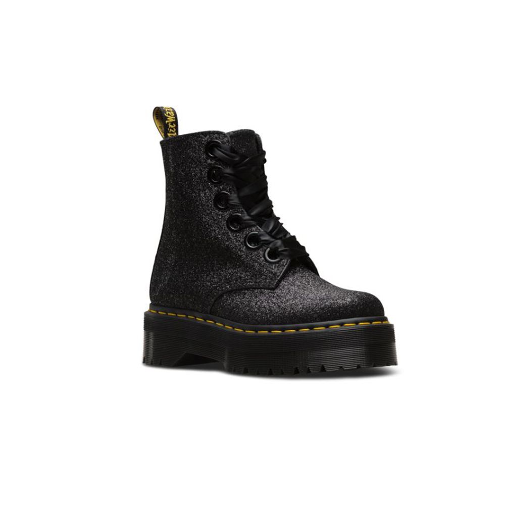 Dr martens molly sales glitter nere