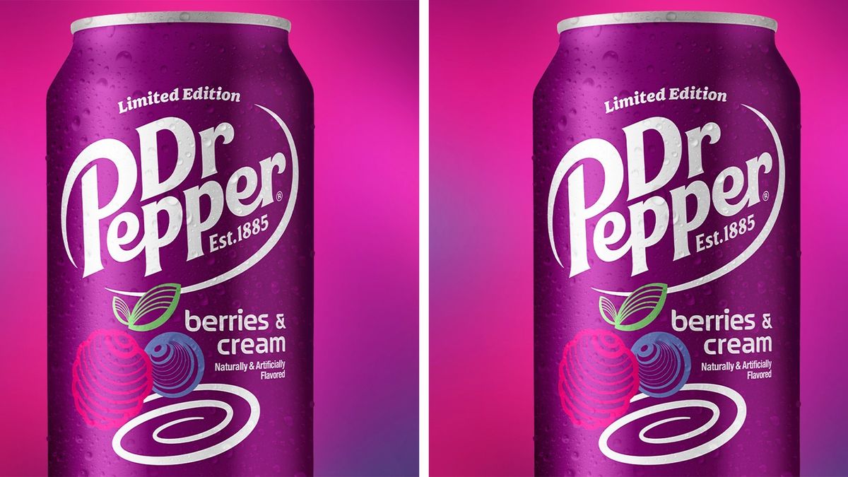 Dr Pepper Berries & Cream Soda Is Back to Bring the Blueberry