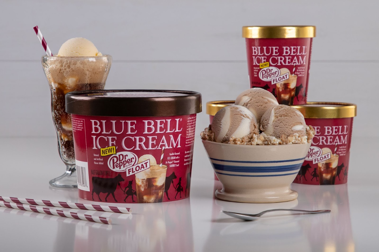 Dr Pepper And Blue Bell Are Releasing A Dr Pepper Float Ice Cream Flavor