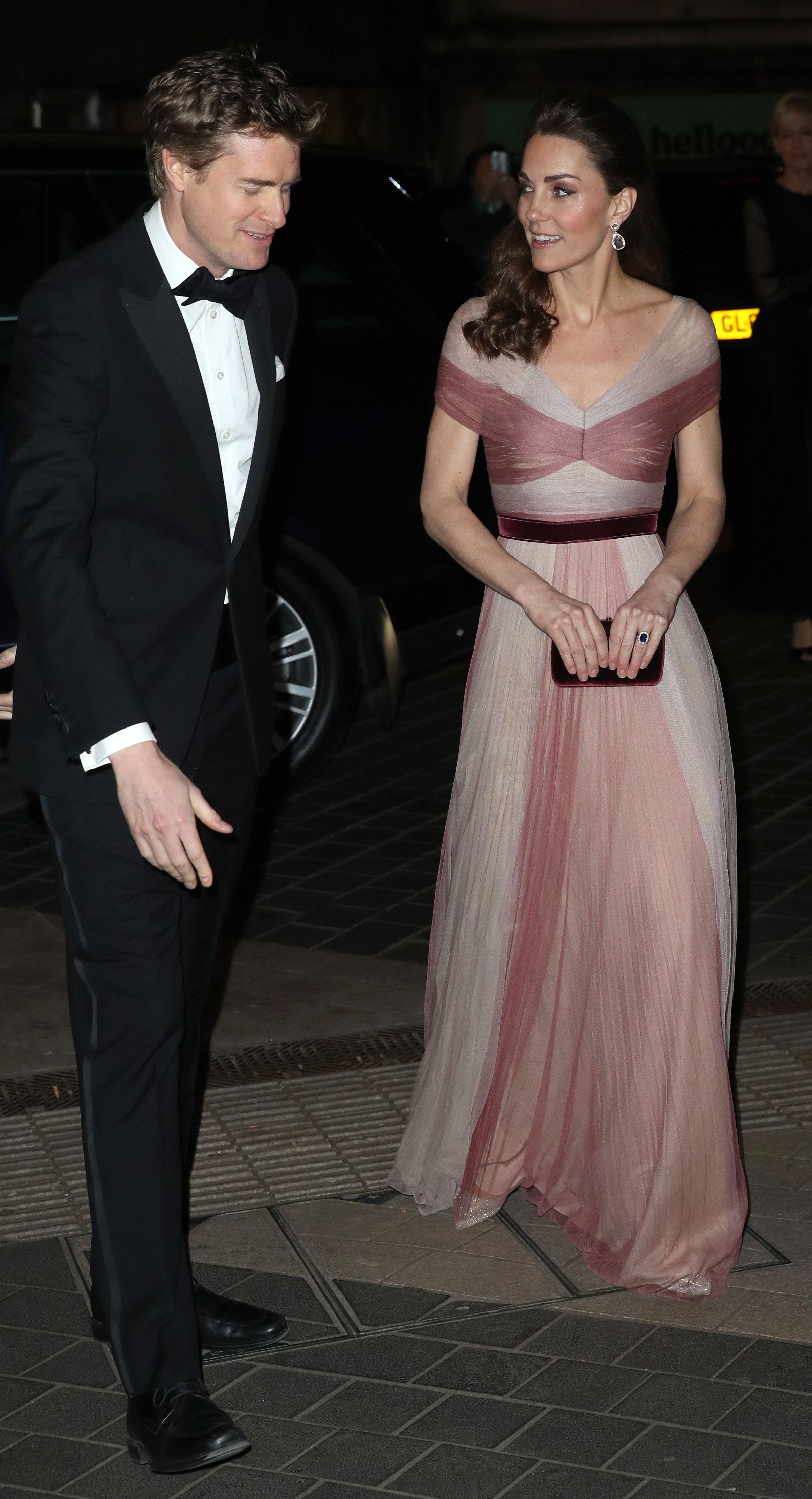 Kate Middleton Wears Pink and Cream Gucci Dress to the 100 Women