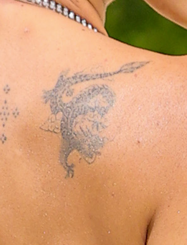 Zoe Kravitz gets two new tattoos as star has the word baby inked on her  neck and a dragonfly  Daily Mail Online
