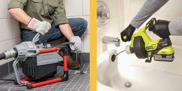 ridgid drain cleaning kit, using ryobi drain auger in bathtub