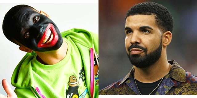 Drake afro dissolvenza