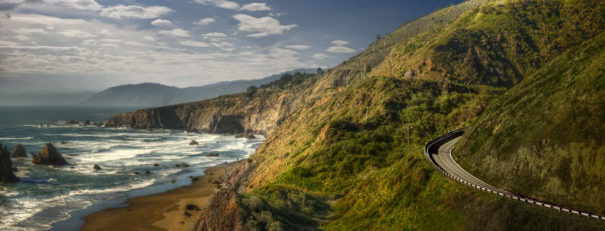 dramatic northern california coastline