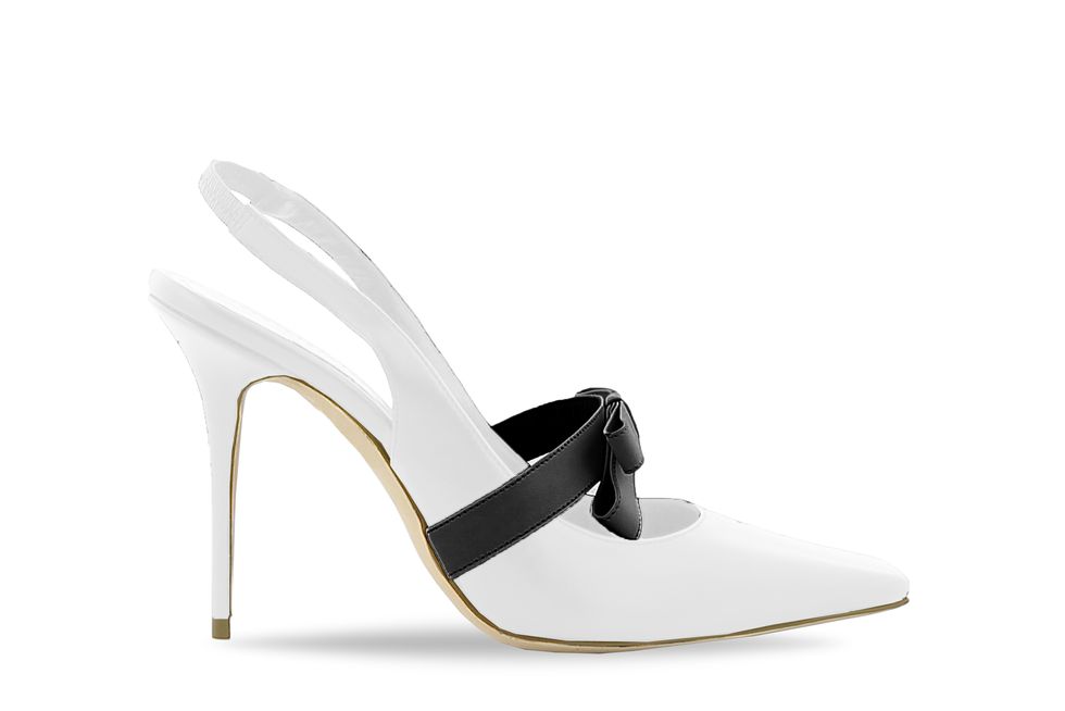 Footwear, White, High heels, Slingback, Bridal shoe, Shoe, Sandal, Beige, 