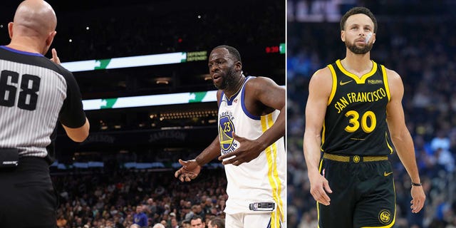 draymond green, stephen curry, warriors