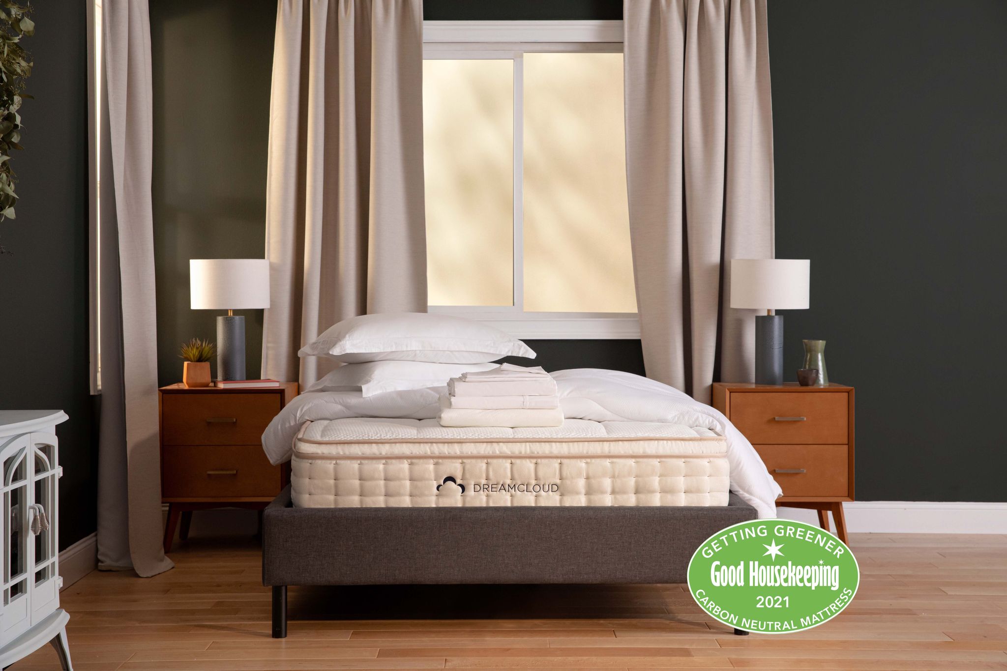 dreamcloud getting greener, carbon neutral mattress, good housekeeping
