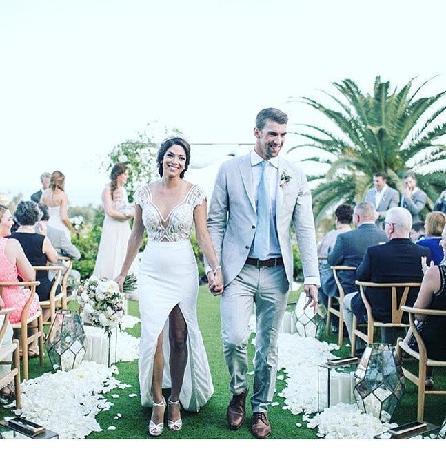 Photograph, White, Green, Dress, Bride, Ceremony, Yellow, Aqua, Turquoise, Wedding, 