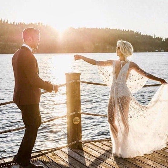 People in nature, Photograph, Water, Sky, Holding hands, Friendship, Sunlight, Dress, Gesture, Fun, 