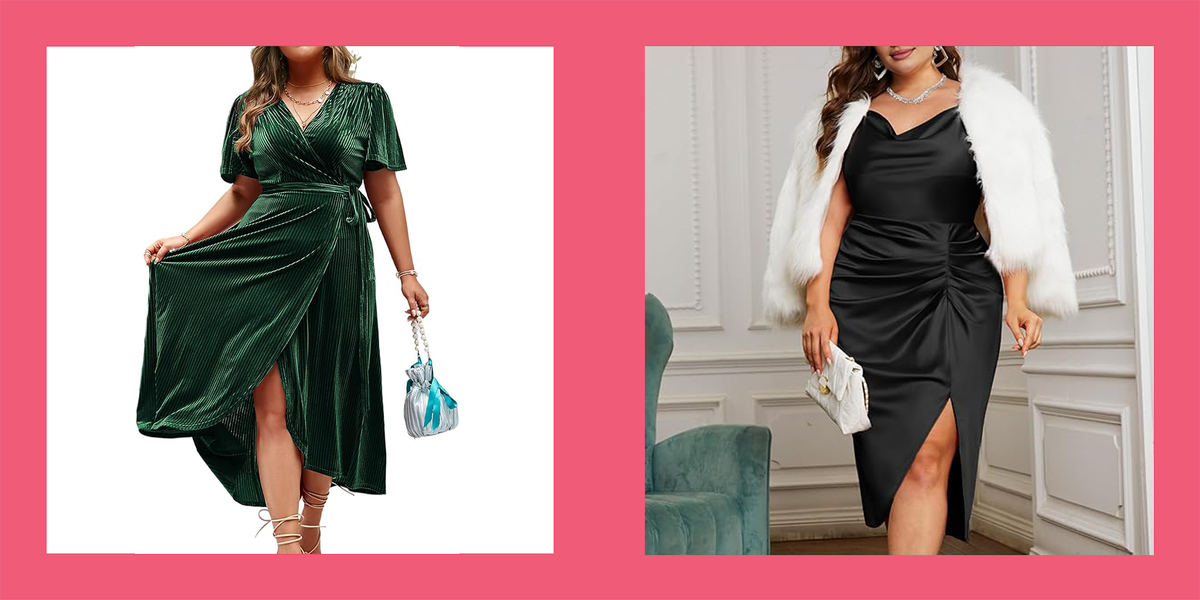 20 plus size wedding guest dresses