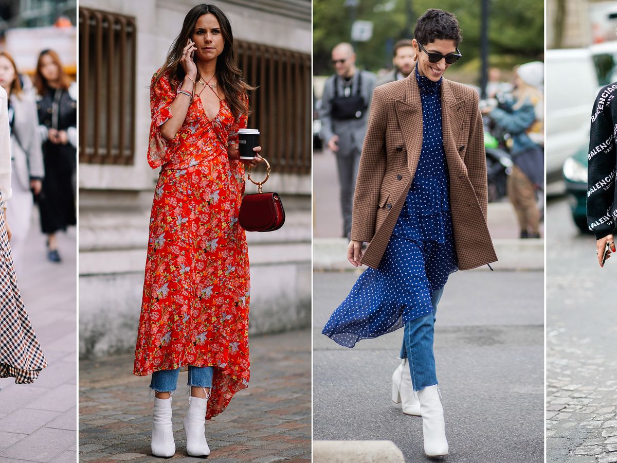 How to wear dresses over jeans – Styling advice for wearing dresses over  trousers