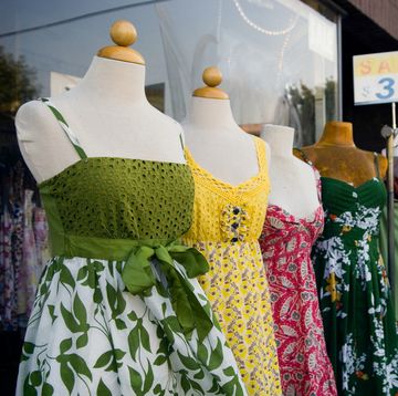 dress sale outside melrose avenue boutique