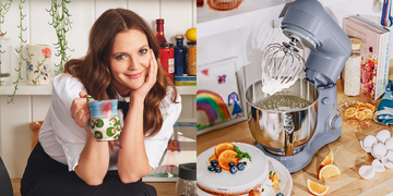 drew barrymore beautiful kitchenware