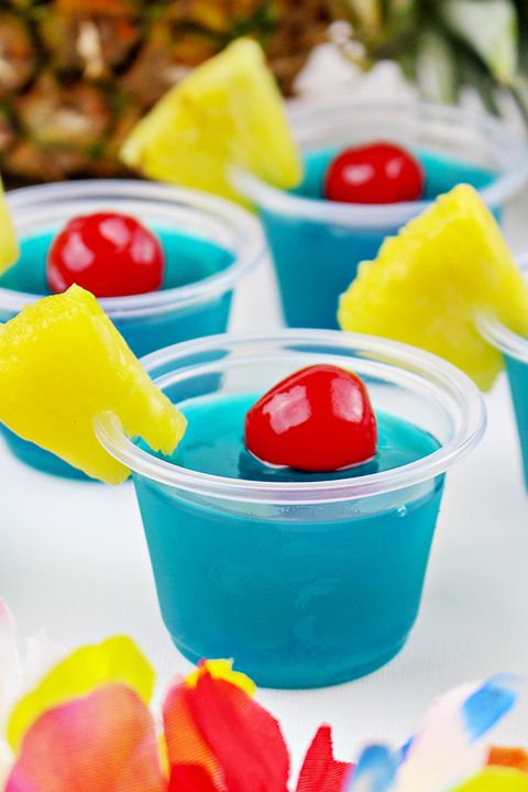 blue hawaiian jello shots