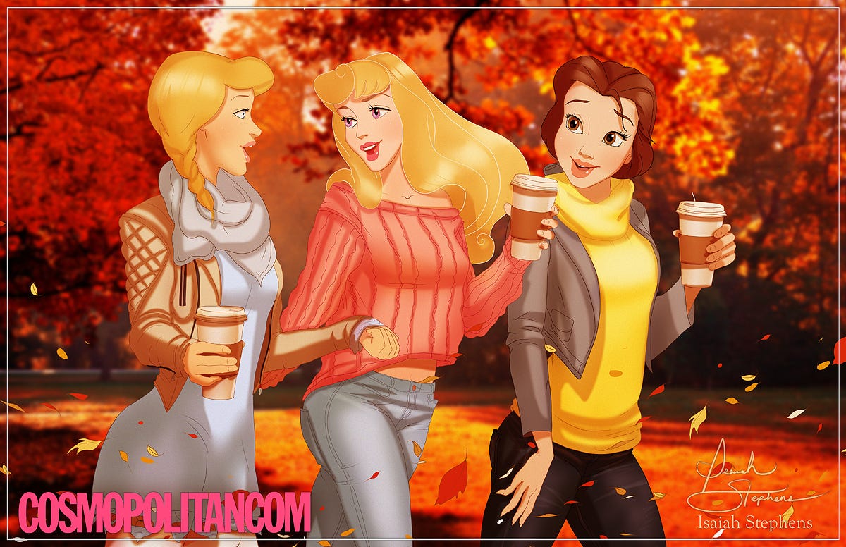 1036px x 776px - 13 Disney Princesses Enjoying Fall â€” Disney Princess Halloween