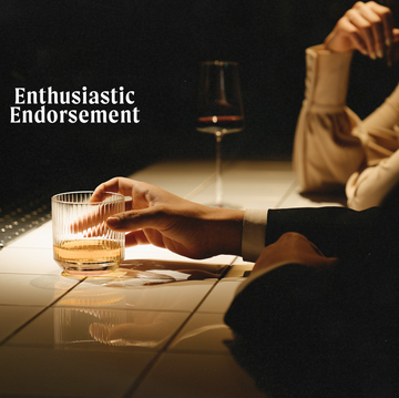enthusiastic endorsement get drinks with an ex