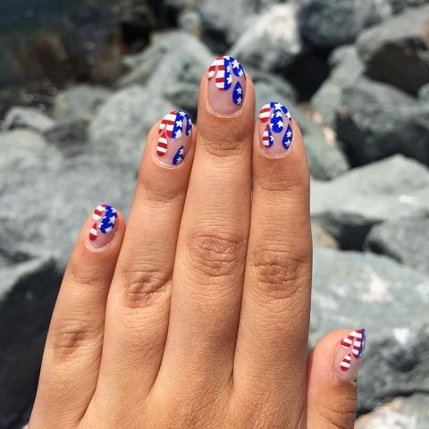 Dripping Stars and Stripes