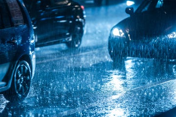 driving in the rain